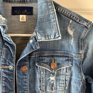 Destressed Jean jacket
